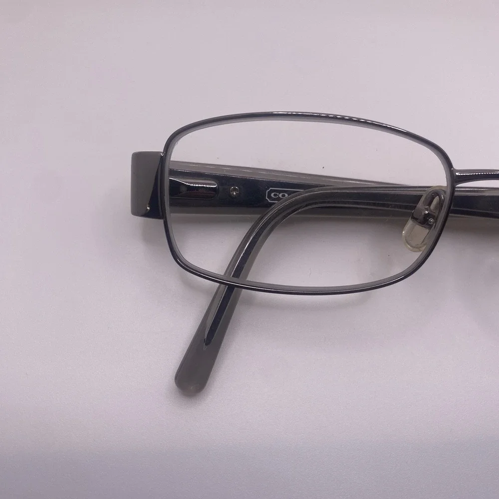 Coach Eyeglasses Women FRAME ONLY Gemma Full Rim 49-16-135 Dark Gun Metal 878